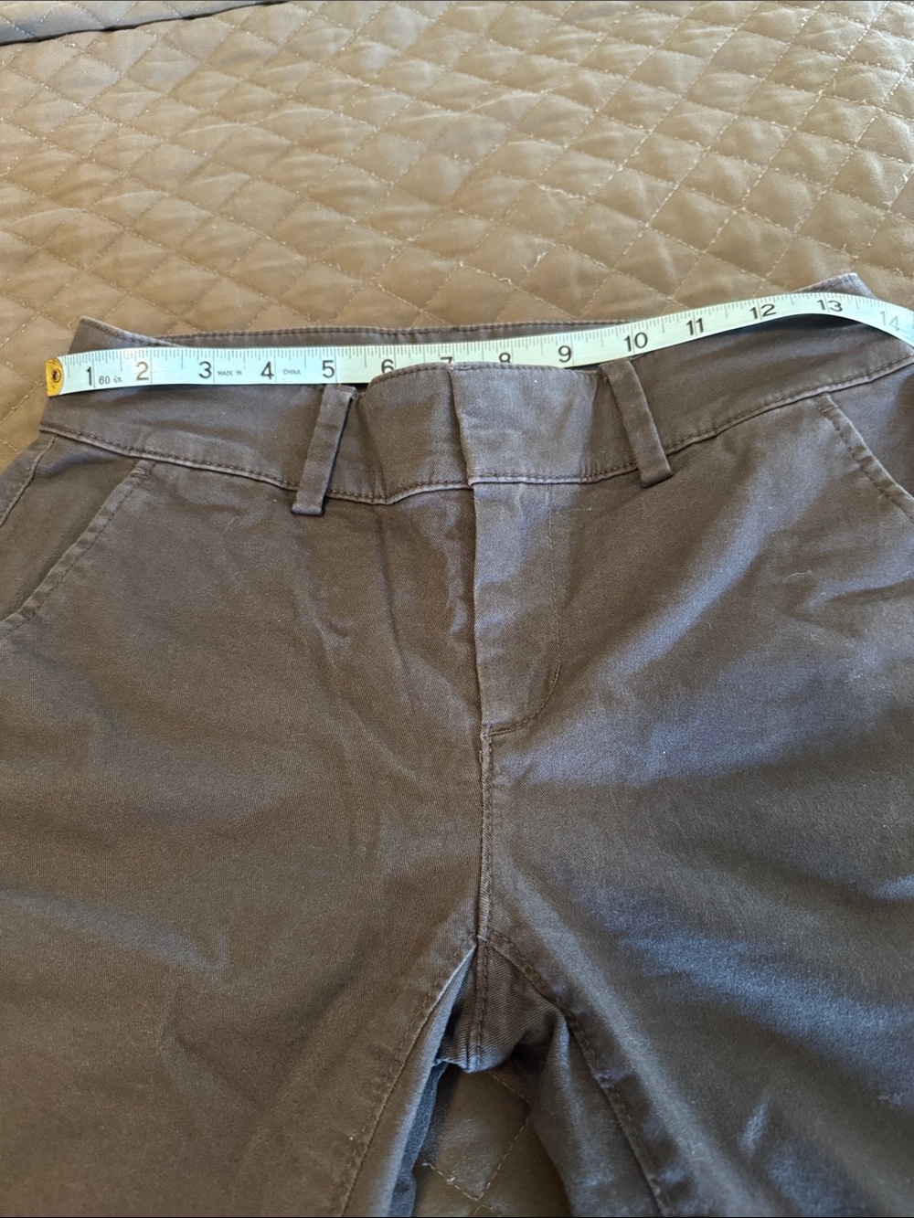 LOFT Women’s Dark Gray Chino Pants